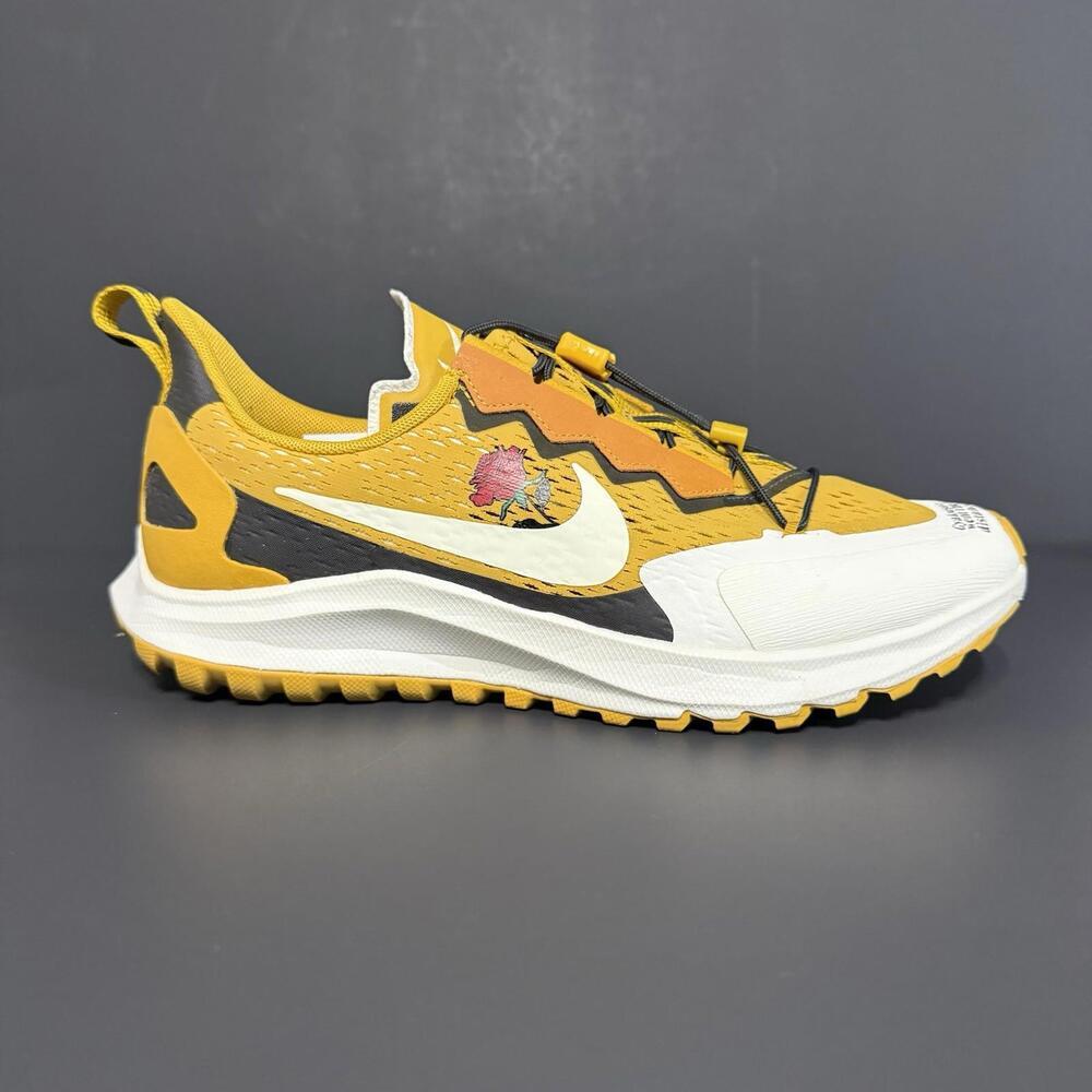 Nike Air Zoom Pegasus 36 Trail Gyakusou Yellow Hiking CD0383-700 Size Men US 8